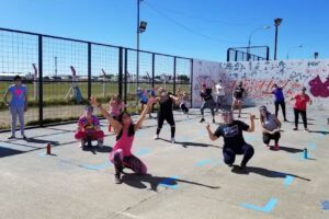 Natalia Couto Zumba en R&iacute;o Grande